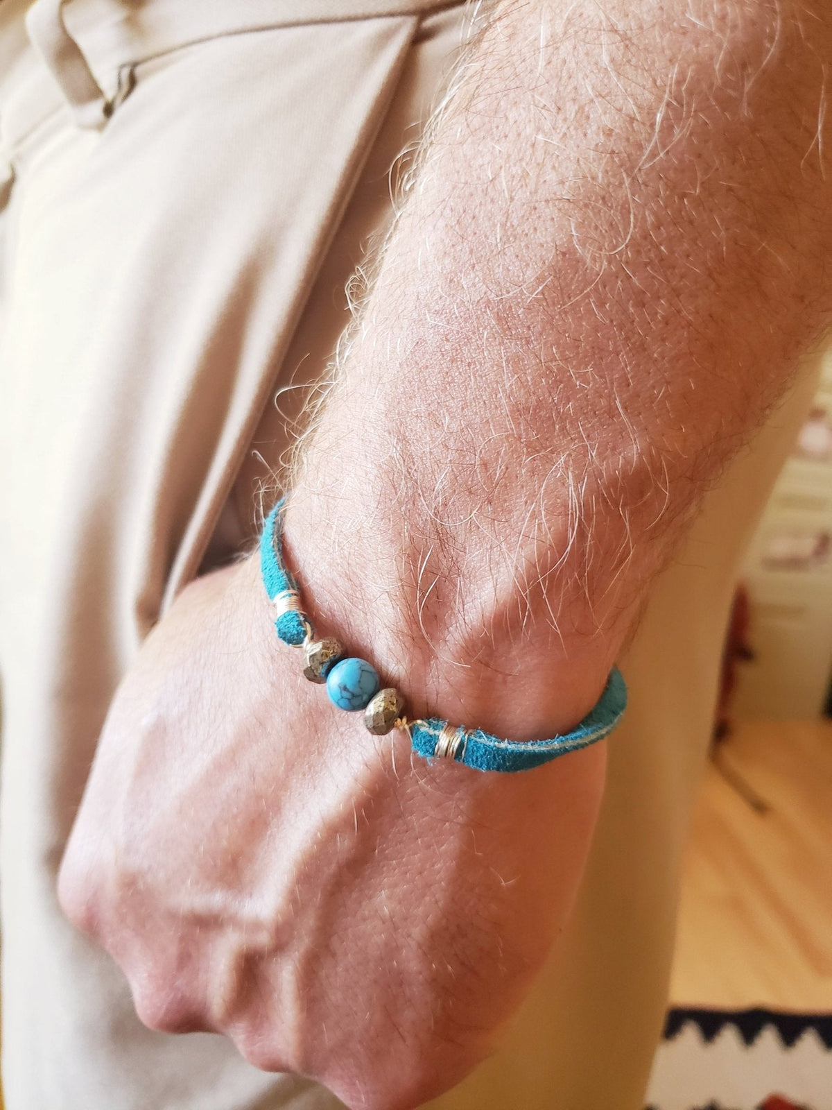 Blue Bracelet For Men